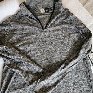 Mens legend black/gray New long sleeve breathable shirt size medium